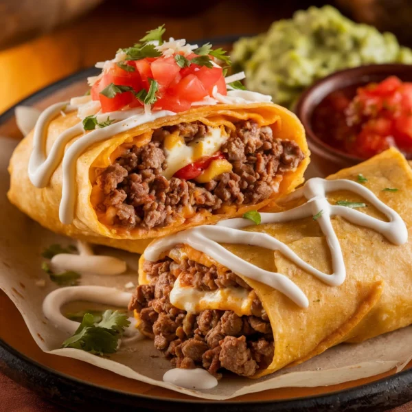 Rolling beef mixture