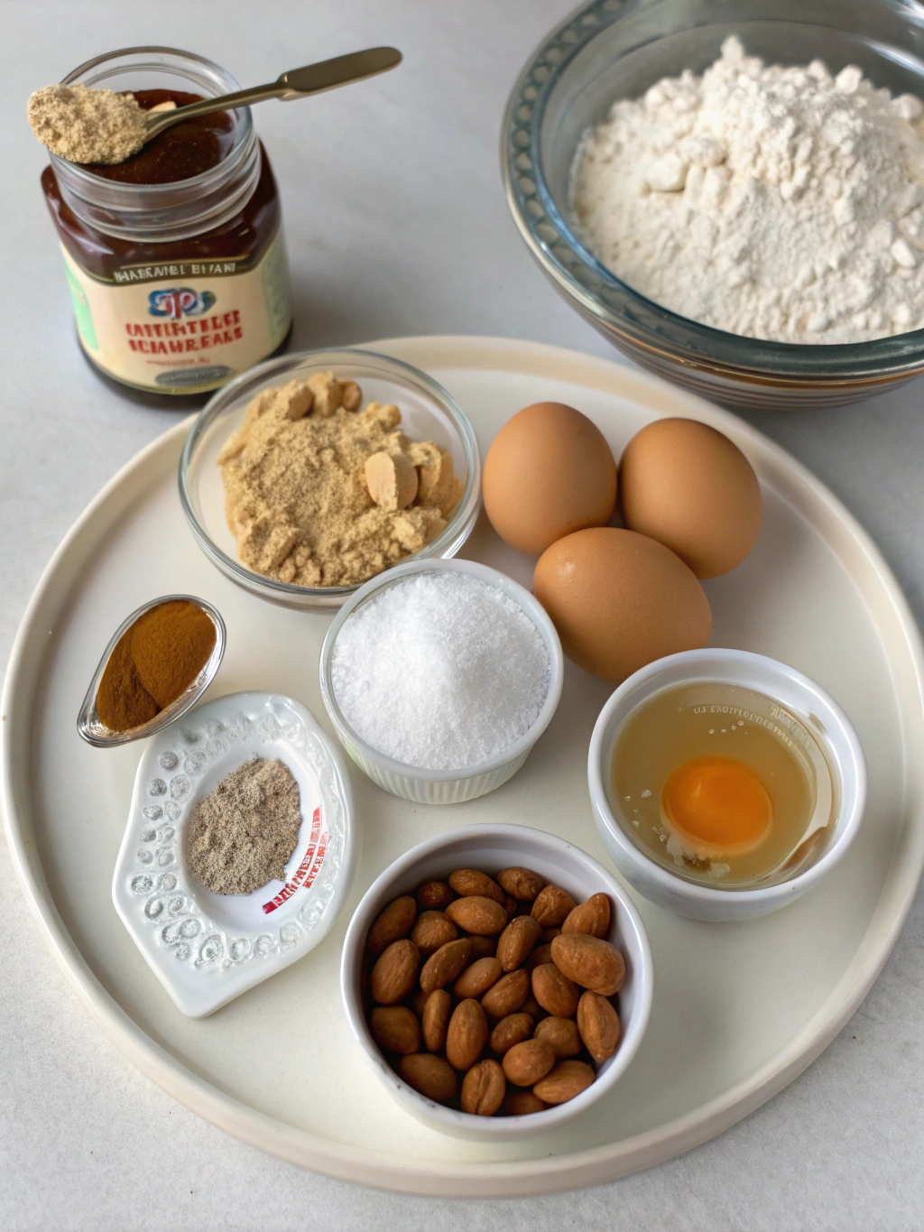 Almond Butter Blondies ingredients