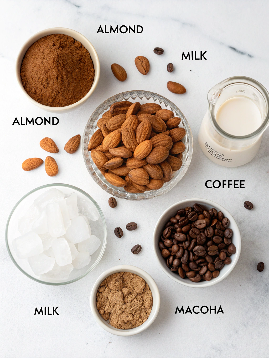 Almond Milk Iced Mocha Ingredients