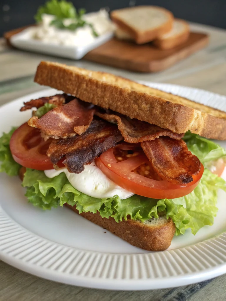 BLT sandwich for lunch BLT sandwich for lunch