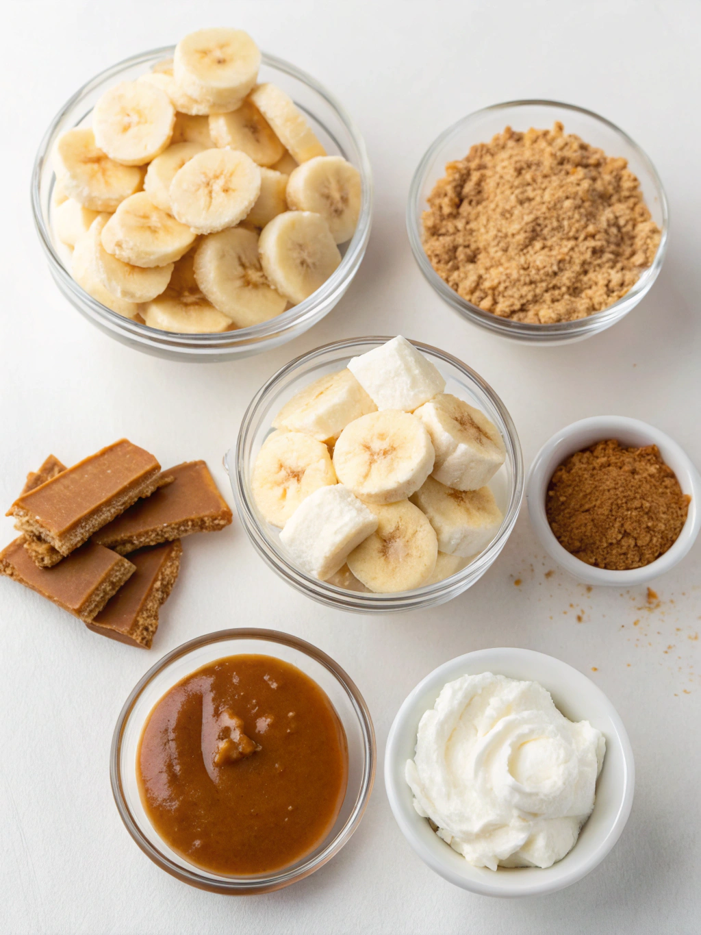Banoffee Pie Parfaits ingredients