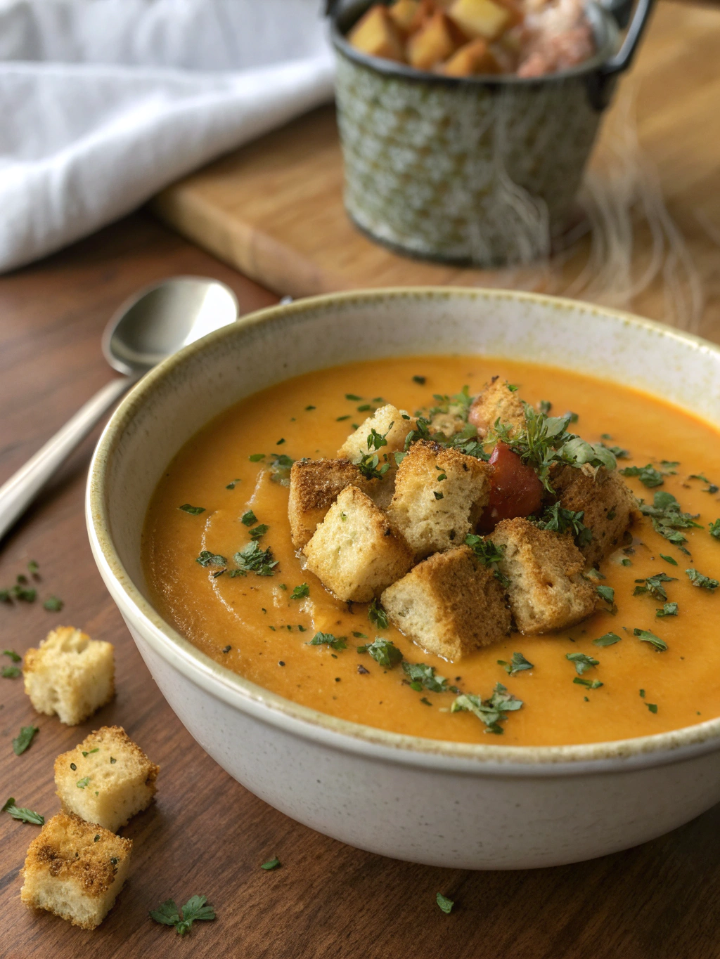 Butternut Squash Soup with Herb Croutons ingredients