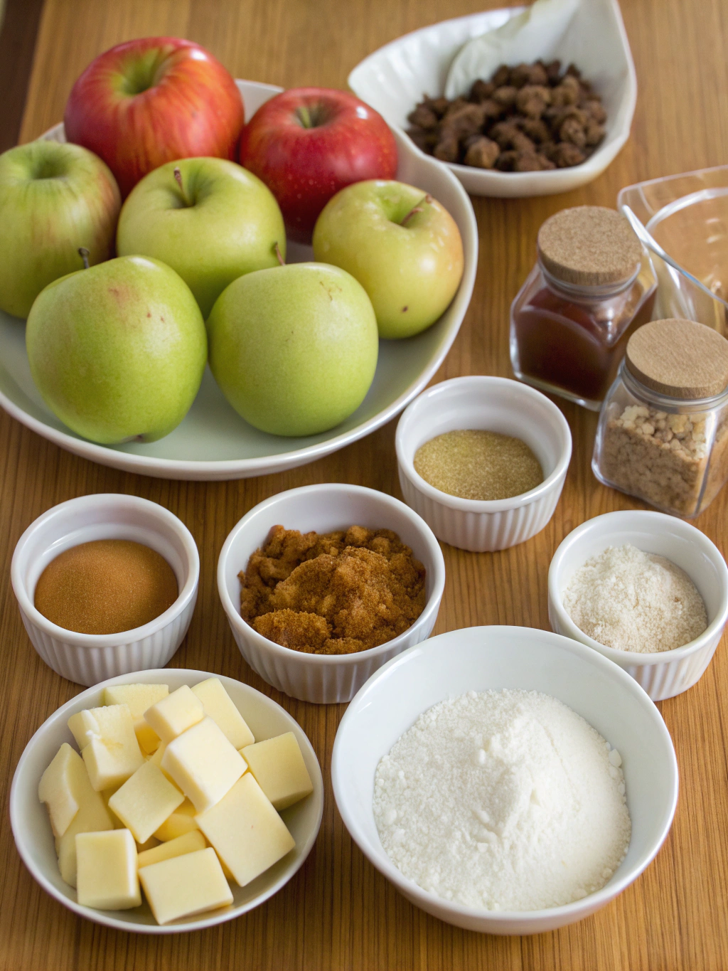 Caramel Apple Cupcakes ingredients