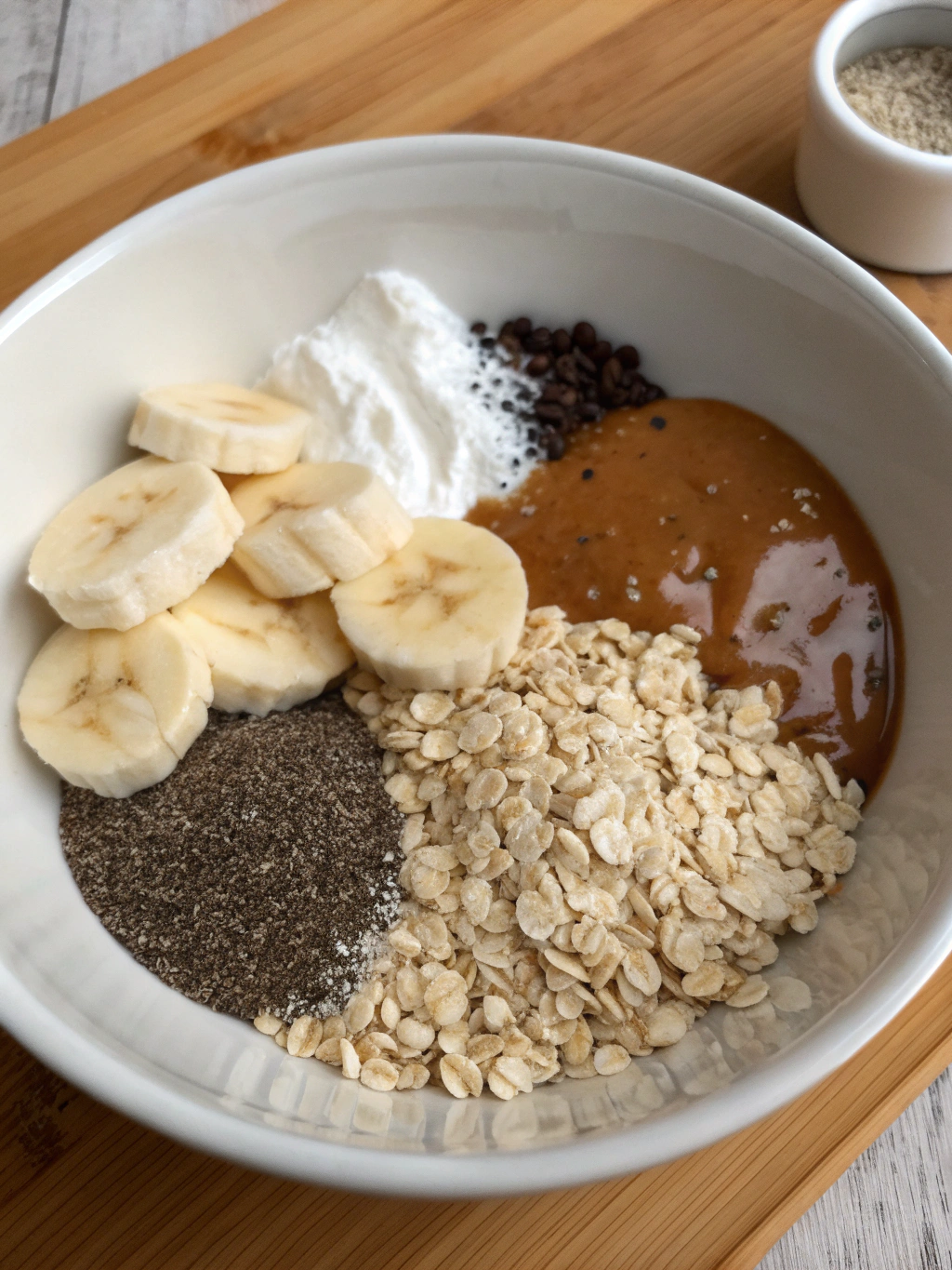 Caramel Latte Overnight Oats ingredients
