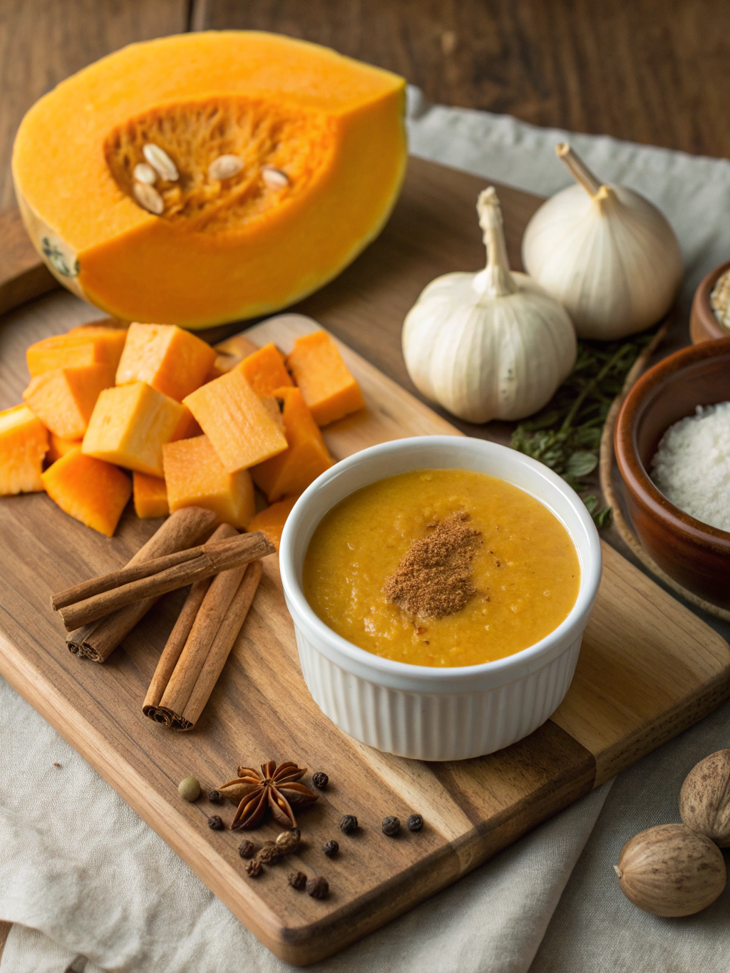 Creamy Roasted Pumpkin Soup Ingredients
