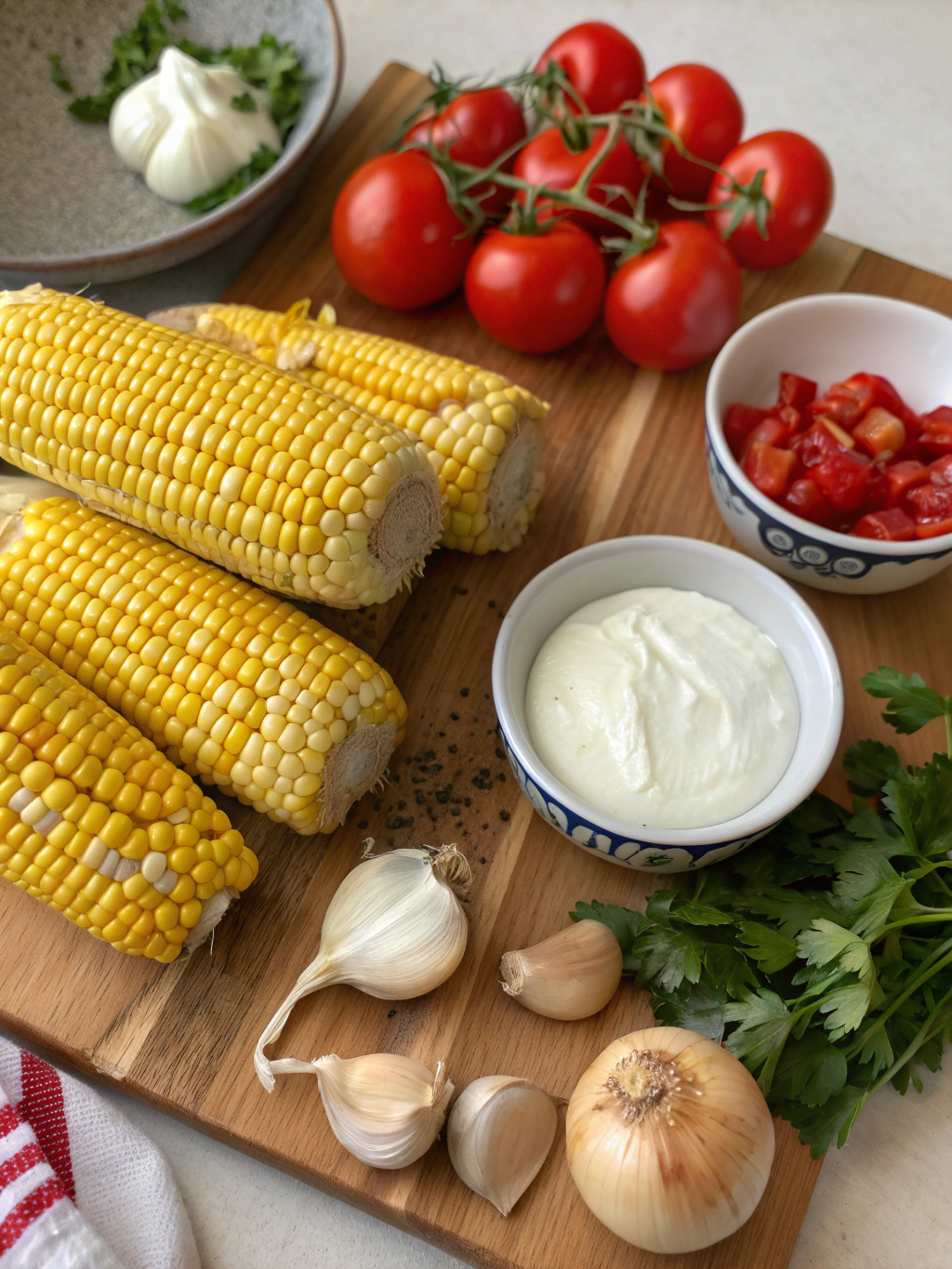 Fire-Roasted Corn Soup ingredients