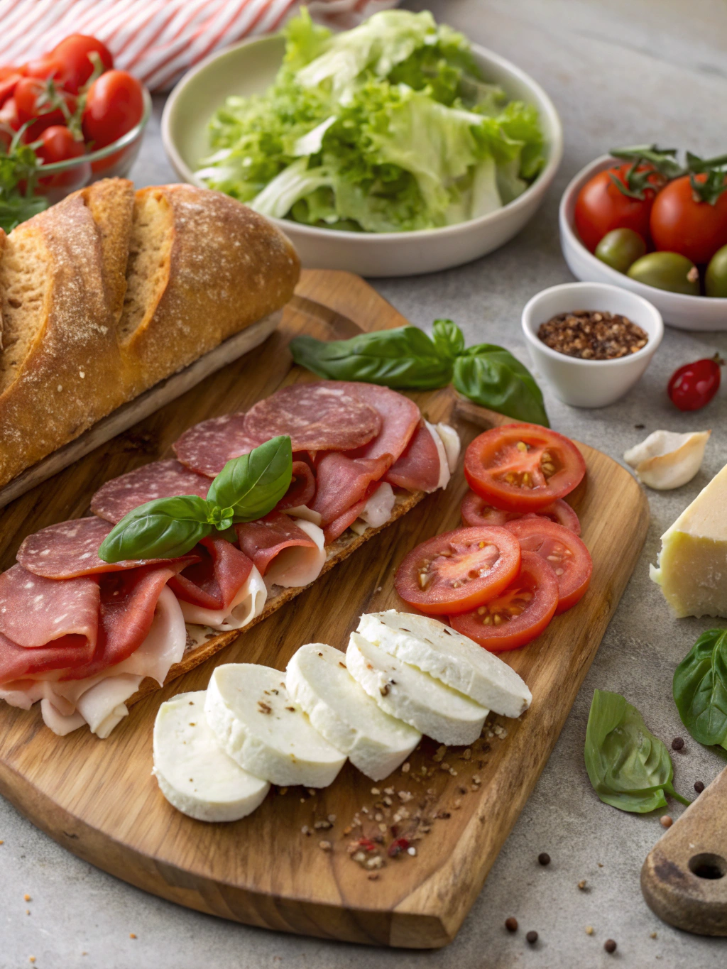 Italian panini lunch recipes ingredients