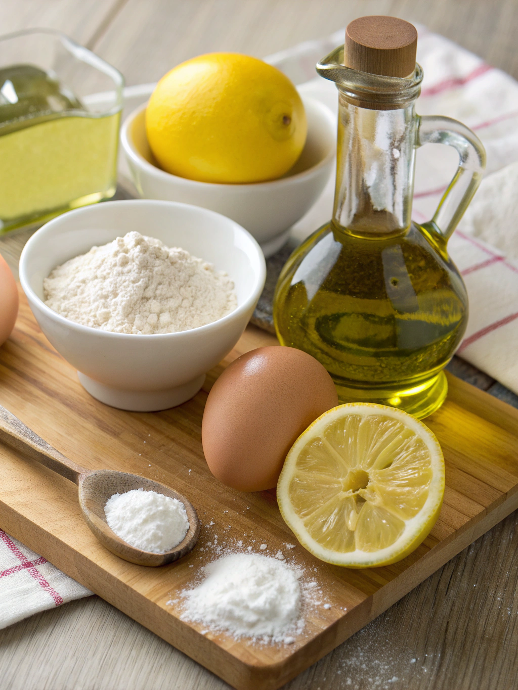 Lemon Olive Oil Loaf Ingredients