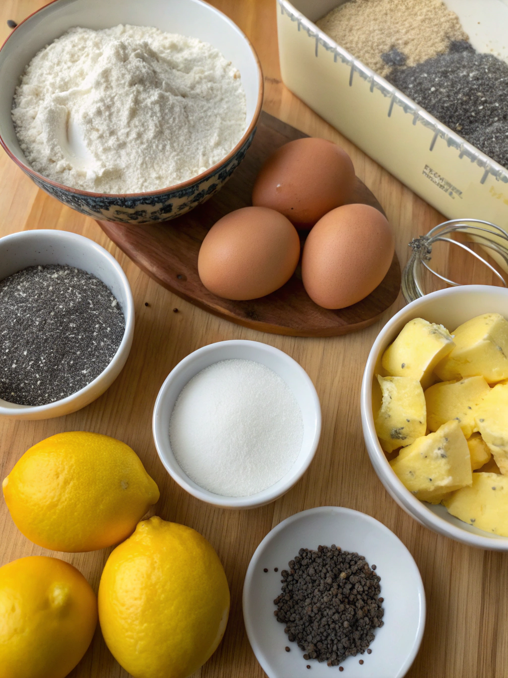 Lemon Poppyseed Pancakes ingredients