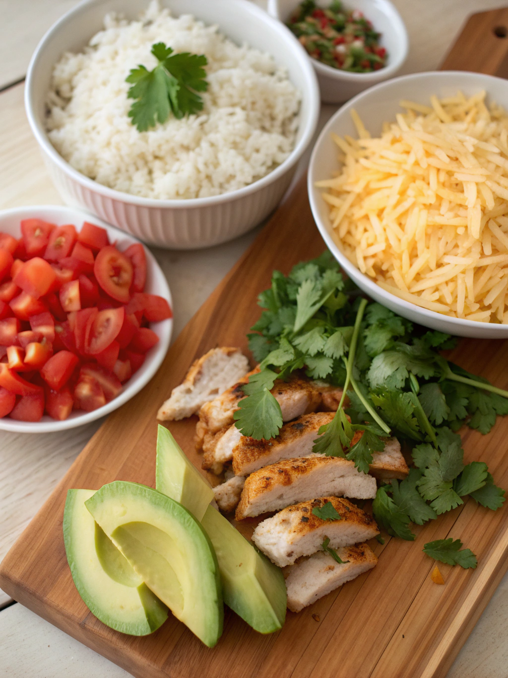 Mexican Rice Bowl Ingredients
