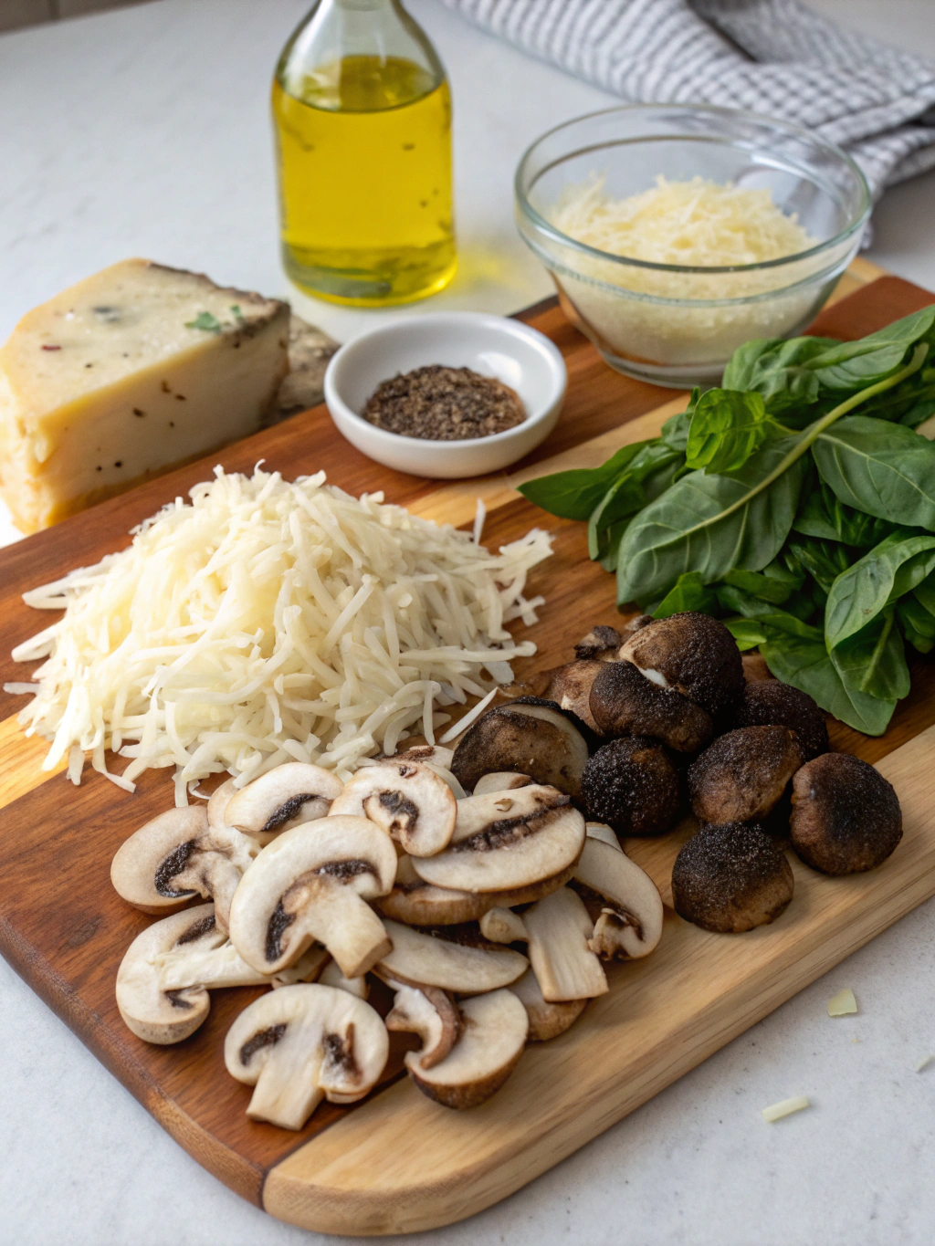 Mushroom and Truffle Pizza ingredients