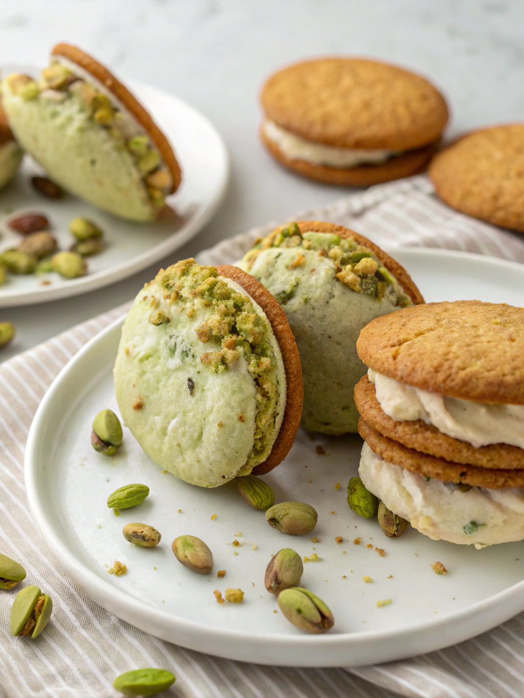 Pistachio Ice Cream Sandwiches Ingredients