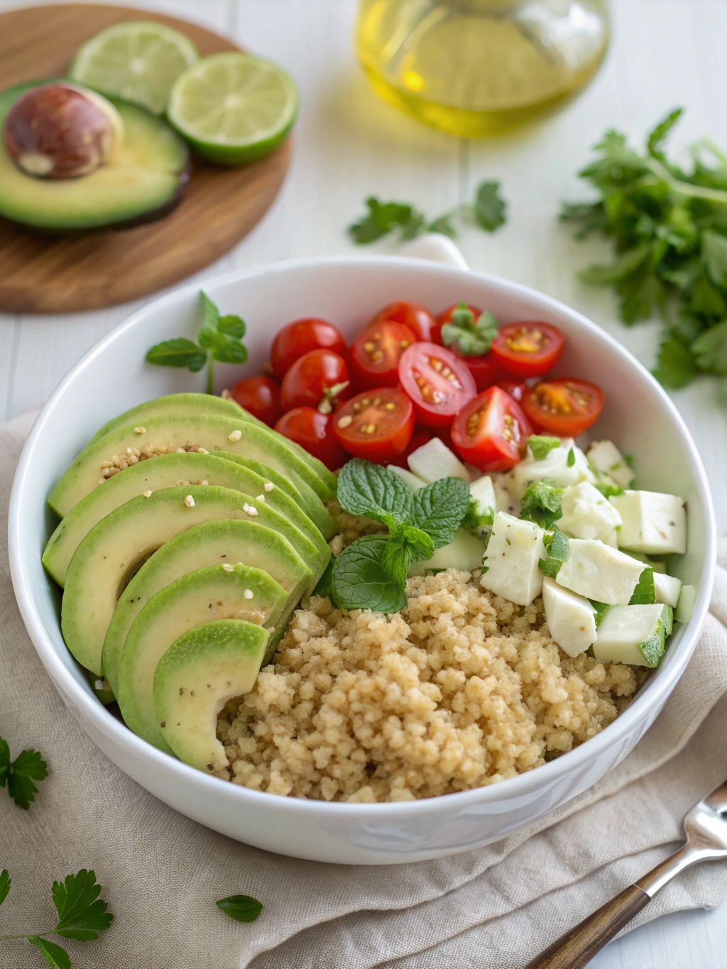 Quinoa Breakfast Bowl Ingredients