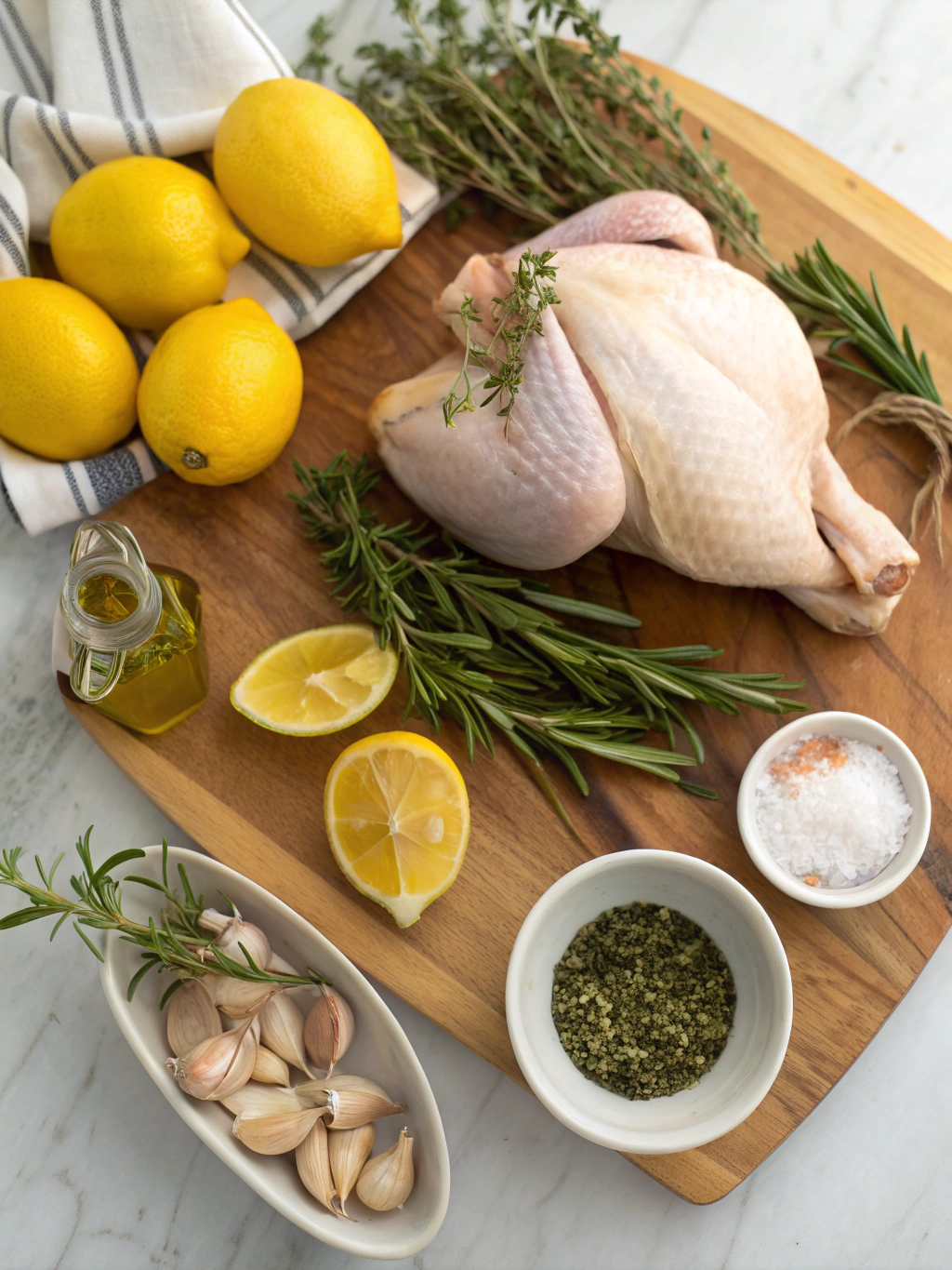 Roasted Lemon Herb Chicken Ingredients