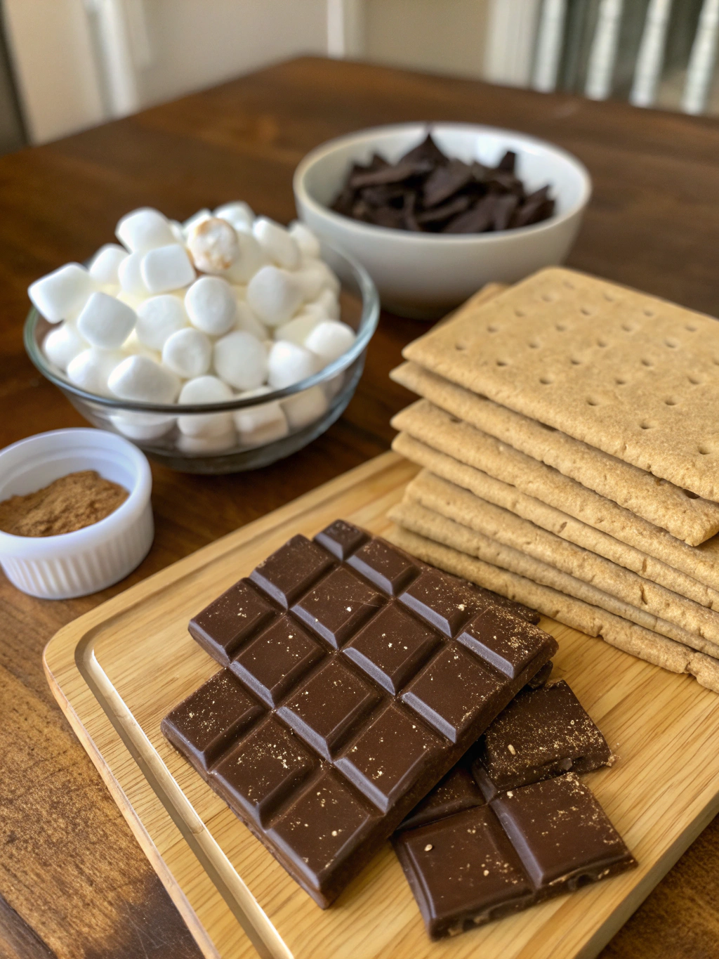 S'mores Chocolate Tart Ingredients