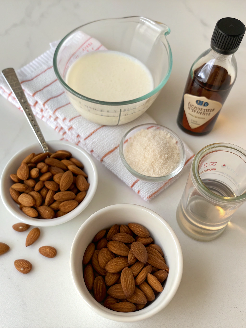 Thermomix Almond Milk Latte ingredients