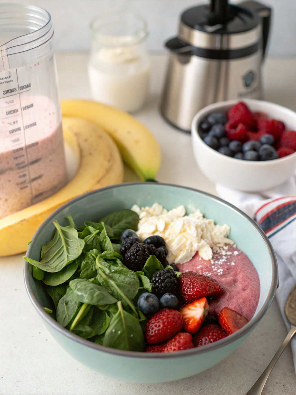 Thermomix Berry Power Smoothie ingredients