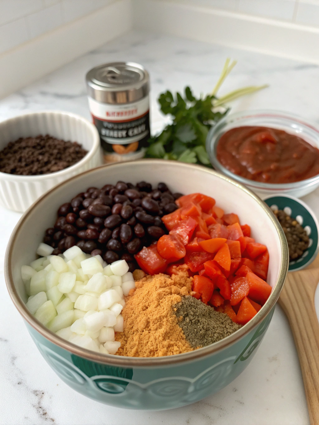 Thermomix Black Bean Chili ingredients