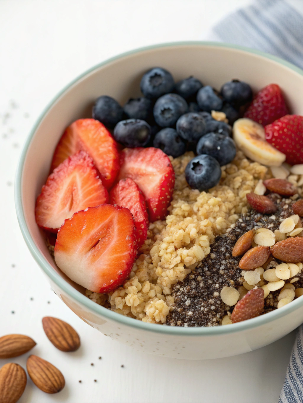 Thermomix Breakfast Quinoa Bowl ingredients