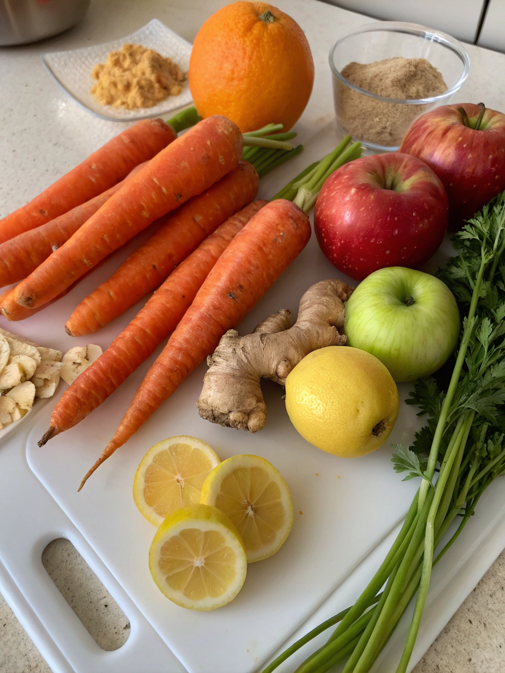 Thermomix Carrot Apple Juice Ingredients