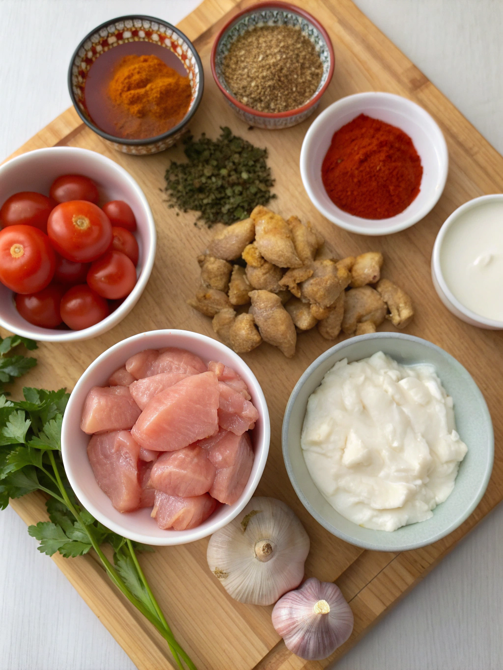 Thermomix Chicken Tikka Masala ingredients