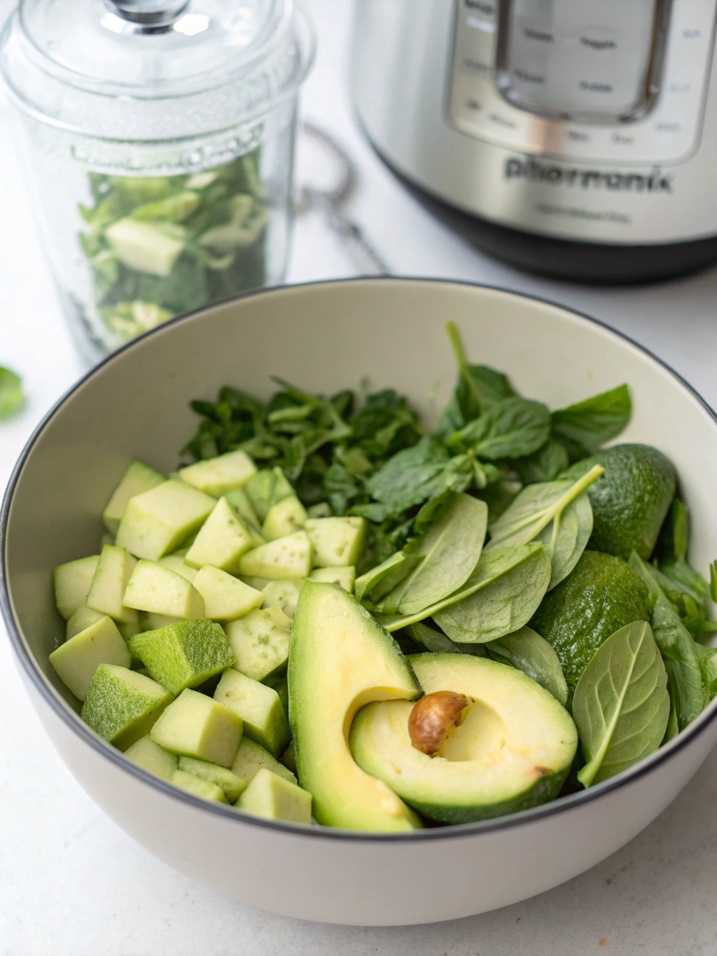 Thermomix Green Smoothie Bowl ingredients