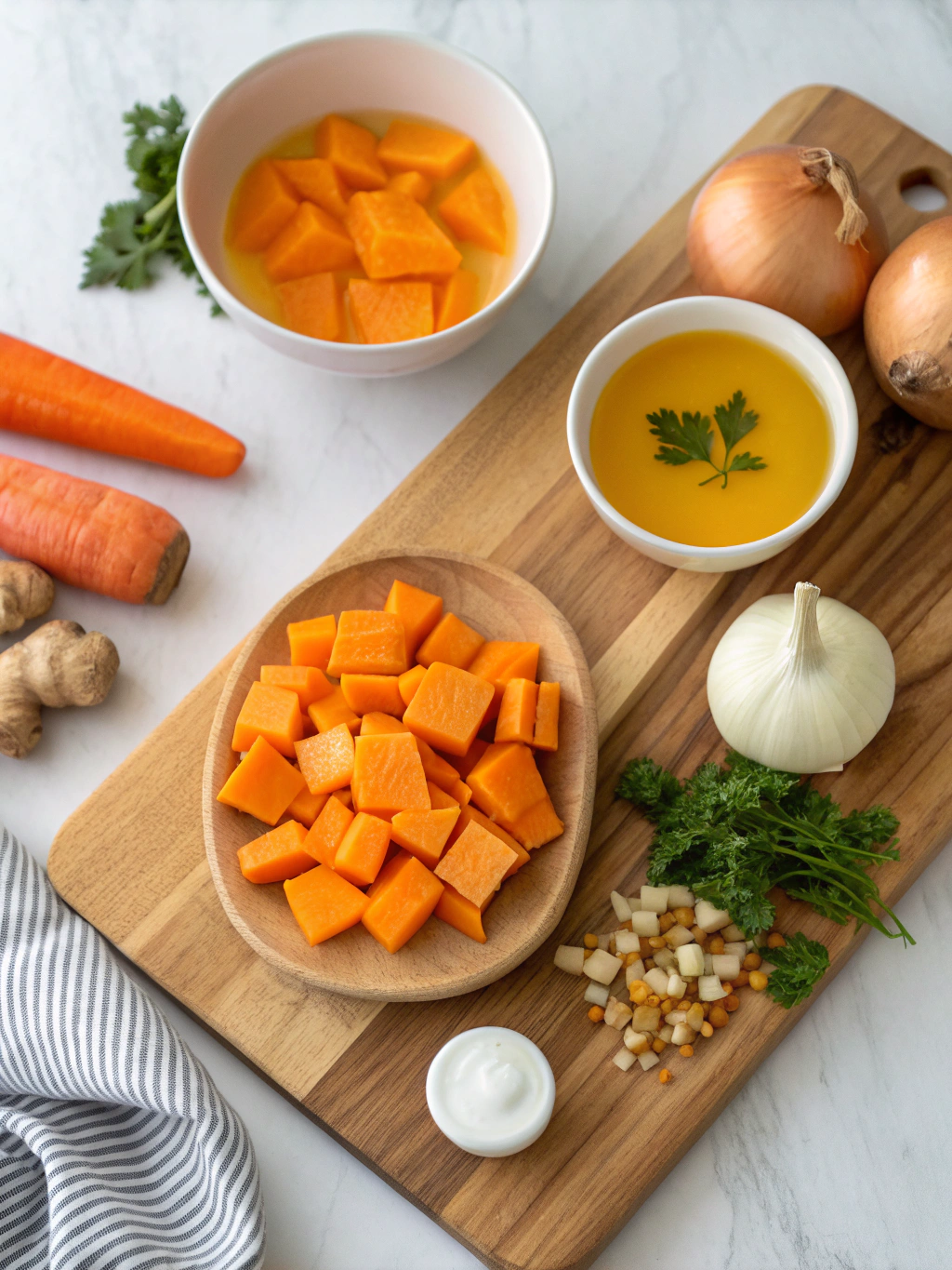 Thermomix Pumpkin Soupingredients