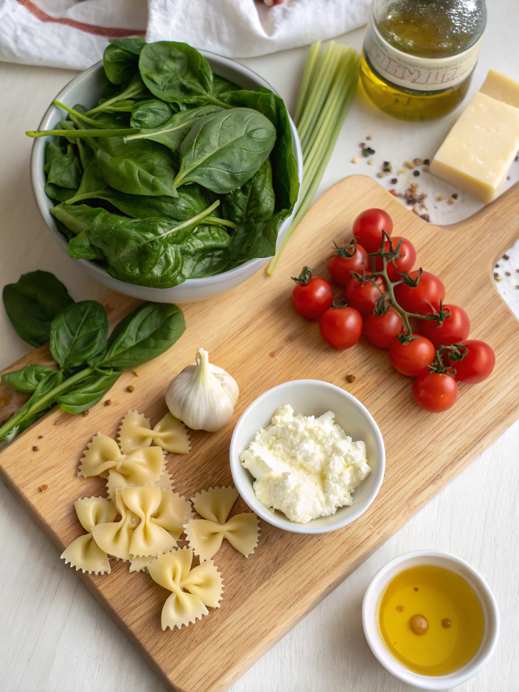 Thermomix Spinach Ricotta Pastaingredients