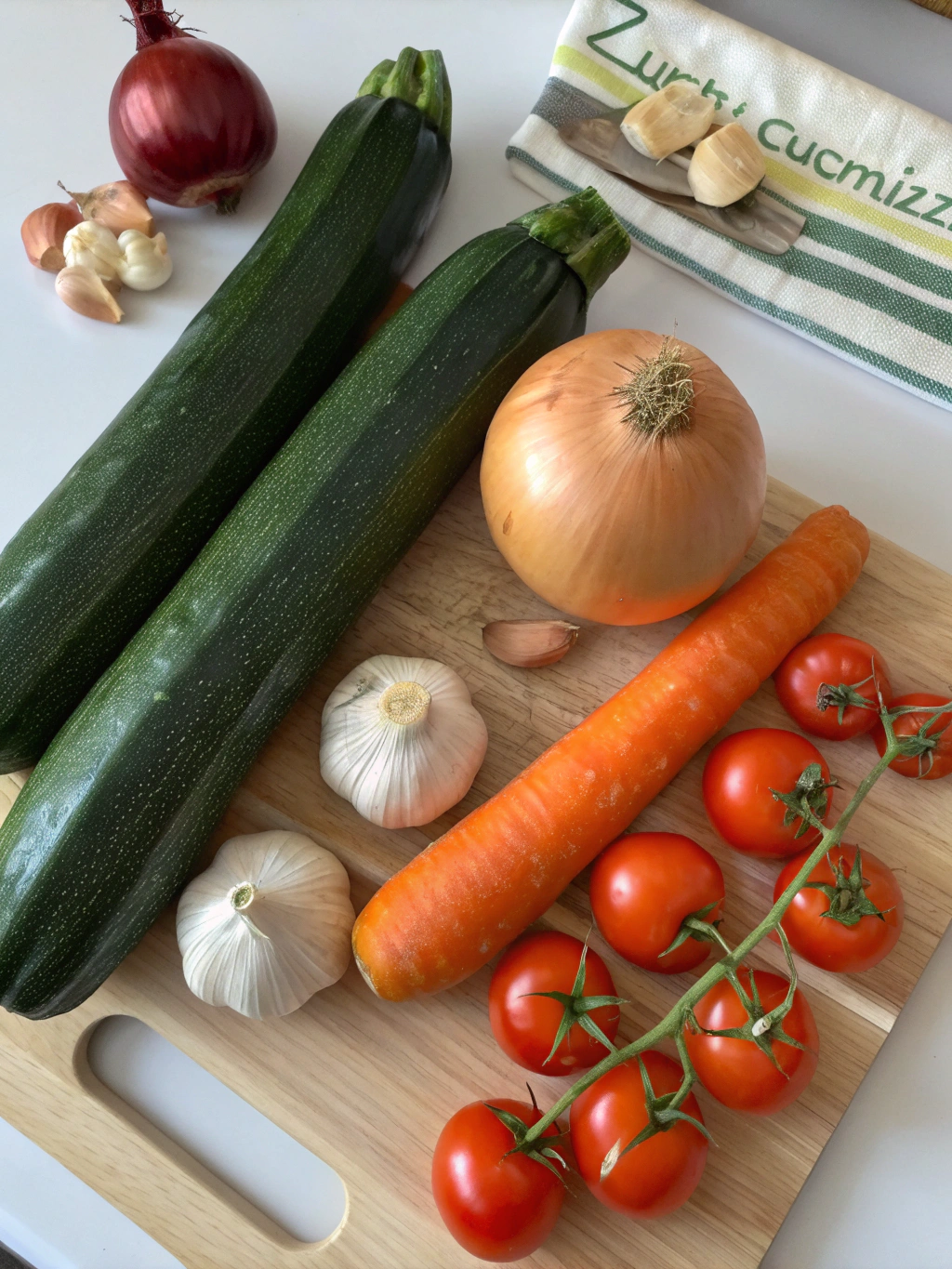 Thermomix Zucchini Soup Ingredients