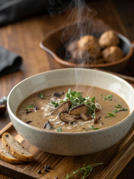 Wild Mushroom & Truffle Soup