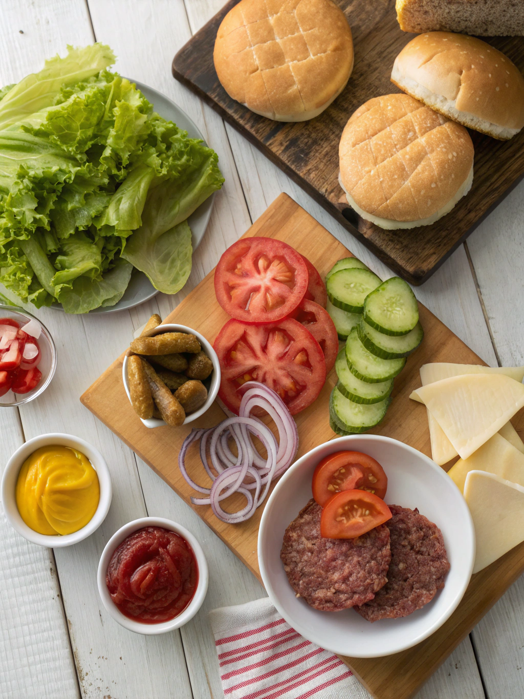 Burger Lunch Ideas Ingredients