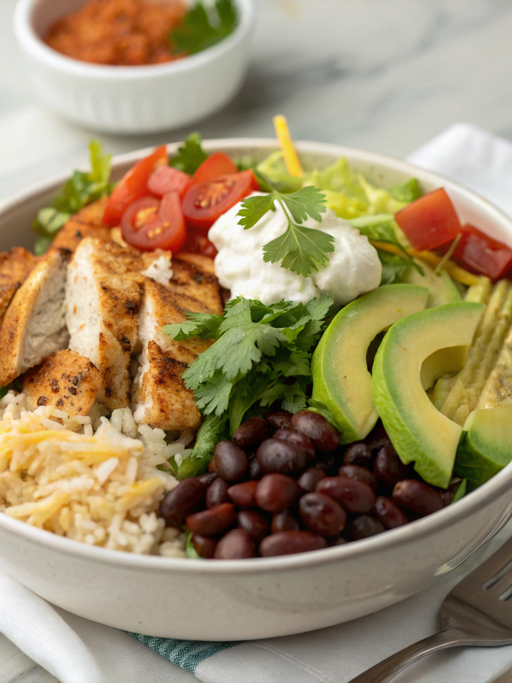 burrito bowl lunch ideas