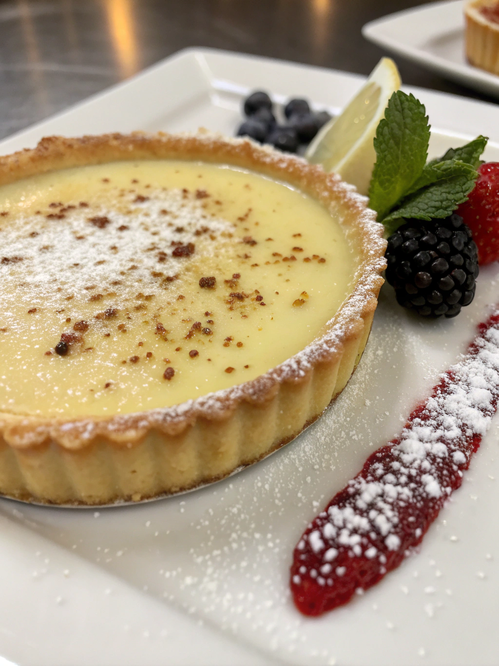 Vanilla Bean Custard Tart