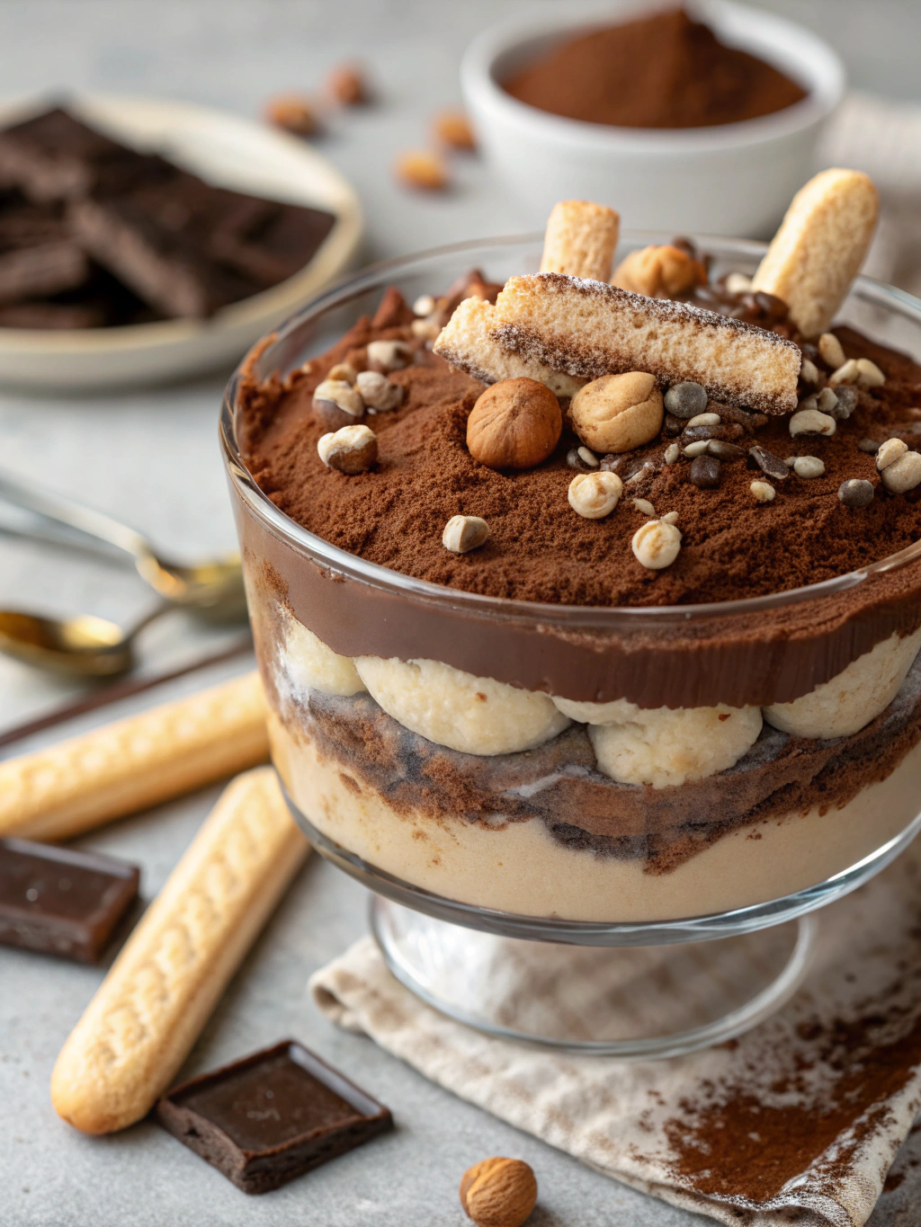 Hazelnut Chocolate Tiramisu