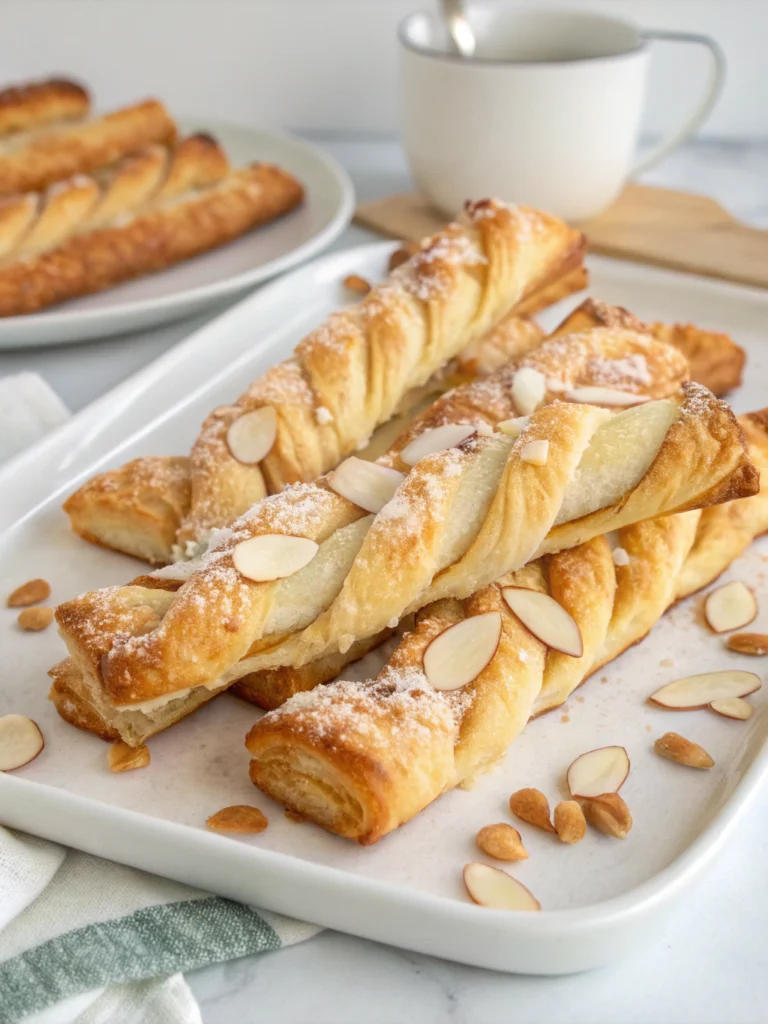 Vanilla Almond Pastry Twists Vanilla Almond Pastry Twists