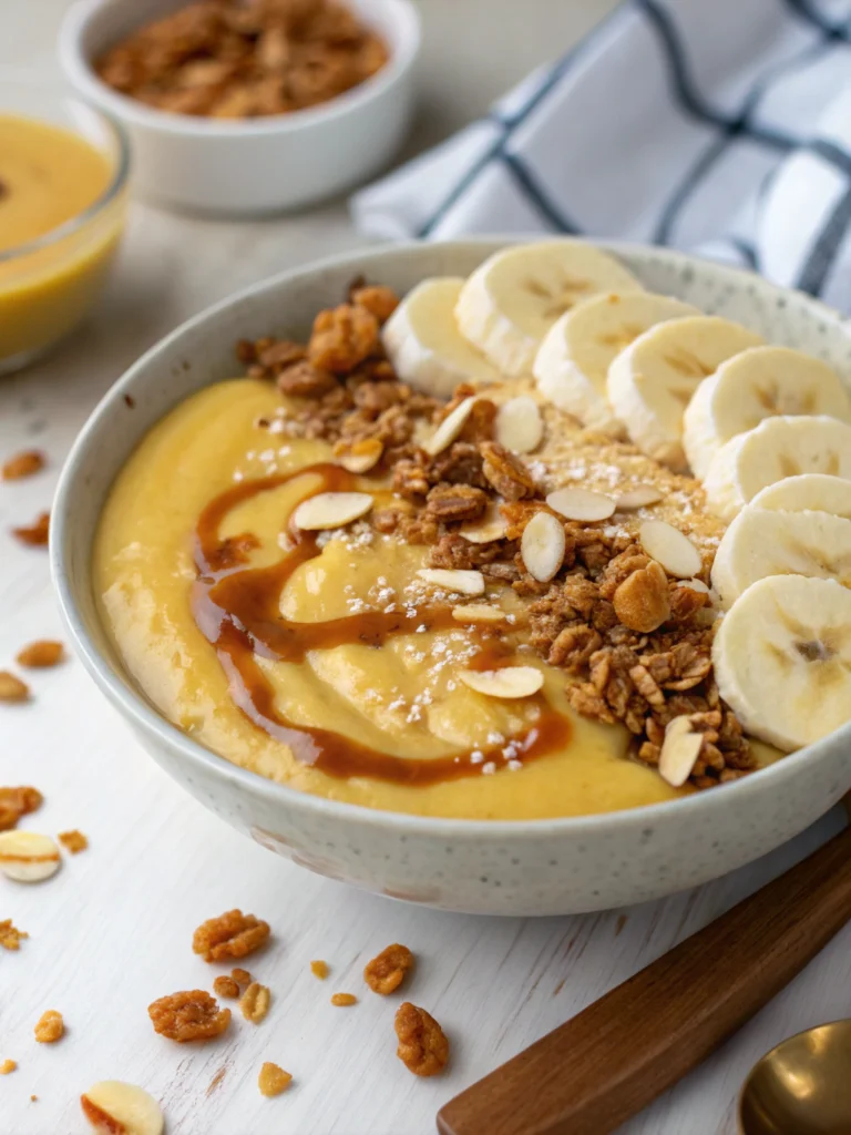 Banana Caramel Smoothie Bowl Banana Caramel Smoothie Bowl