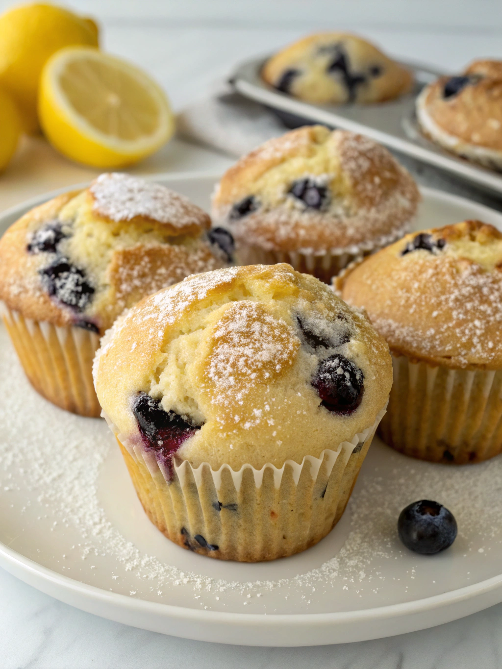 Lemon Blueberry Muffins