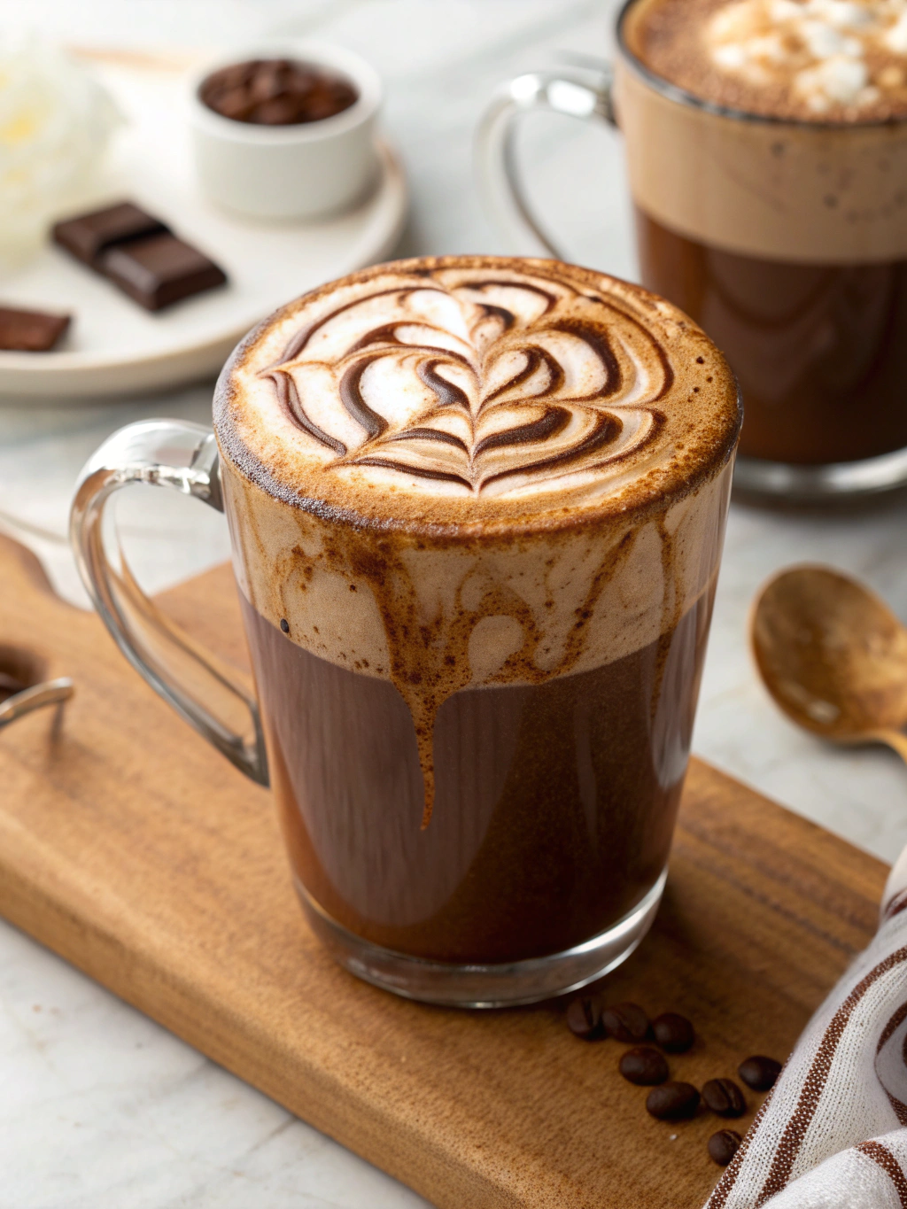 Hazelnut Mocha Cold Foam Latte