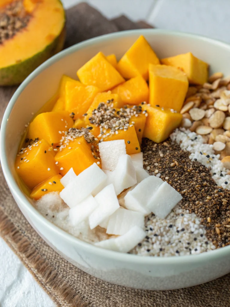 Mango Coconut Chia Bowl
