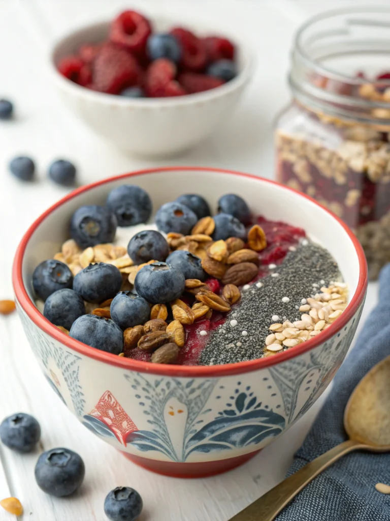 Blueberry Chia Breakfast Jar