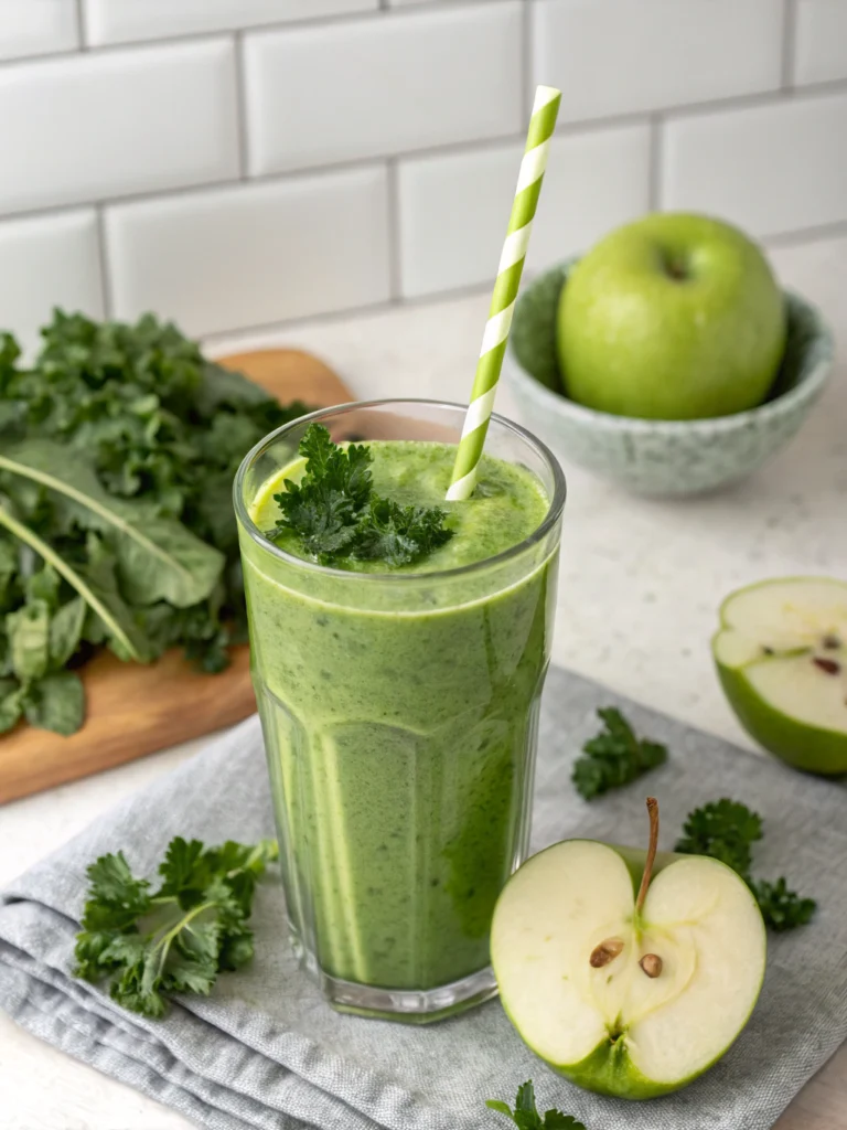 Green Apple Kale Smoothie Green Apple Kale Smoothie