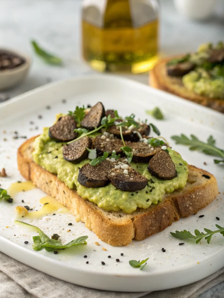Truffle Avocado Toast Truffle Avocado Toast