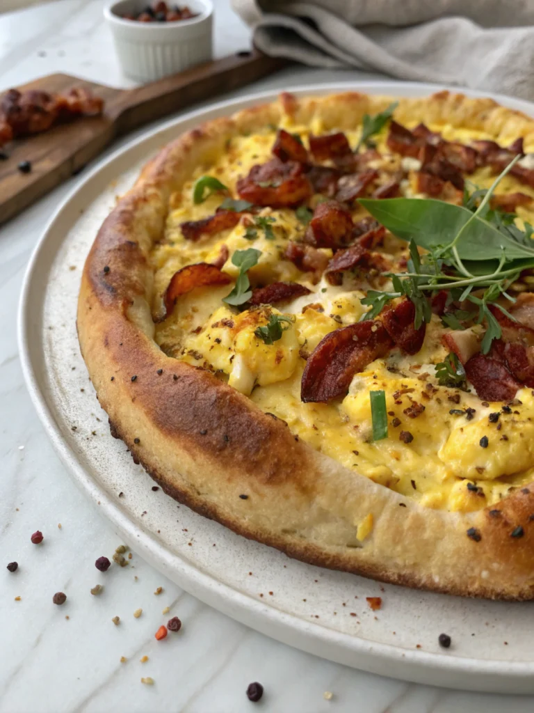 Sourdough Breakfast Pizza Sourdough Breakfast Pizza