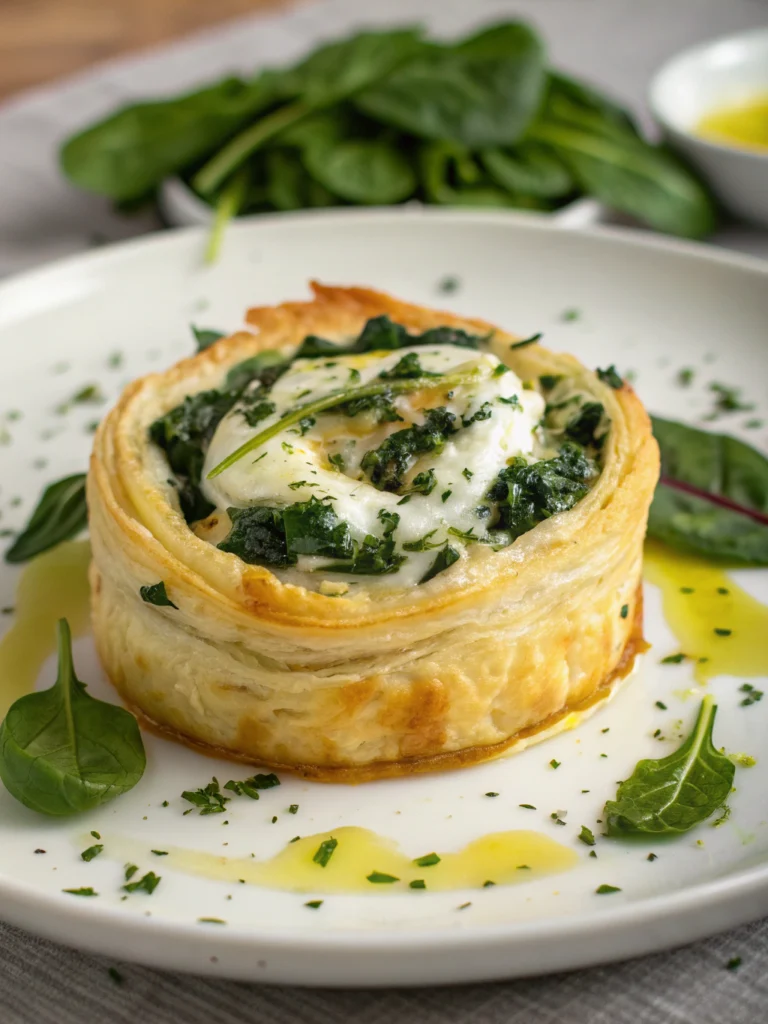 Spinach & Ricotta Puff Pastry Spinach & Ricotta Puff Pastry