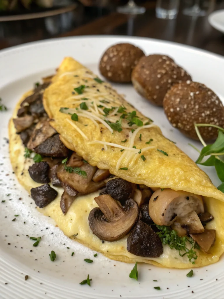 Mushroom Truffle Omelet