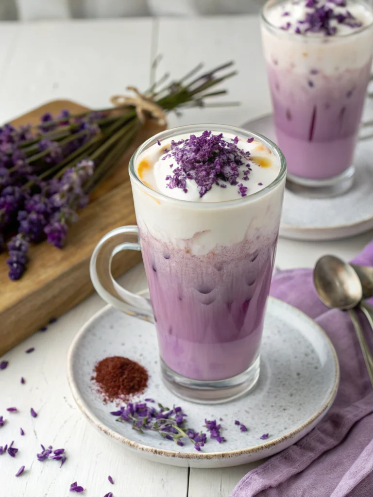 Iced Lavender Latte