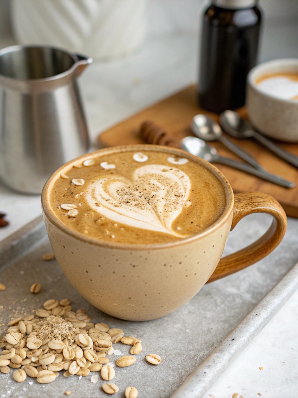 Caramel Oat Milk Latte