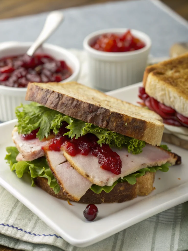 Cranberry Turkey Sandwich Cranberry Turkey Sandwich