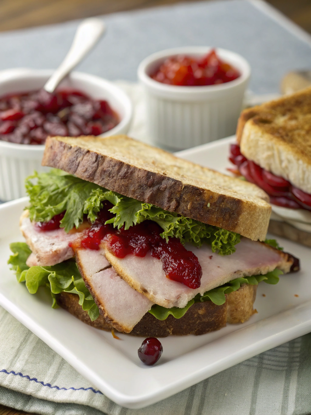 Cranberry Turkey Sandwich