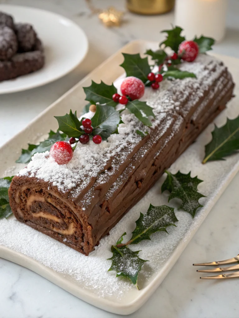 Classic Yule Log (Bûche de Noël) Classic Yule Log (Bûche de Noël)